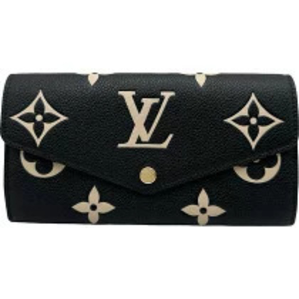 Louis Vuitton Portefeuille Sarah Bicolor Monogram Empreinte Long Wallet